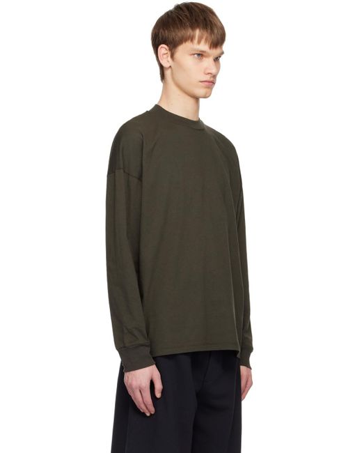 T-shirt à manches longues drago gris The Row pour homme en coloris Black