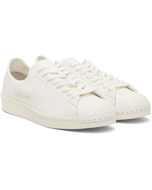 Y-3 White Superstar Sneakers for men