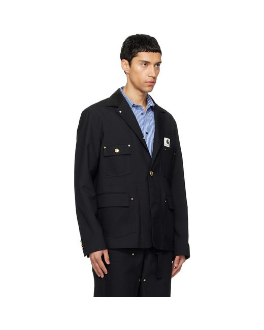 メンズ Sacai ブラック Carhartt Wipエディション Suiting & Duck