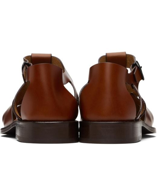 Hereu Black Pesca Sandals for men