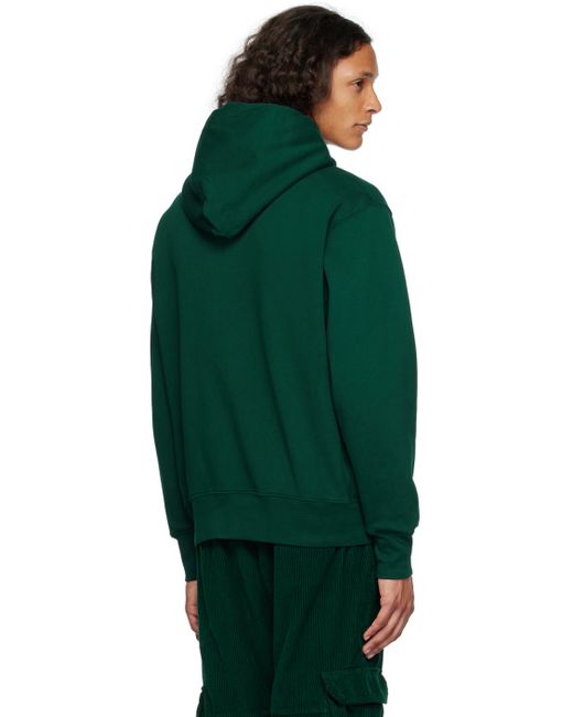 Les Tien Green Full Zip Hoodie for men