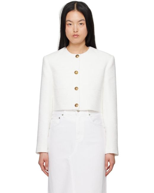Citizens of Humanity White Pia Jacket
