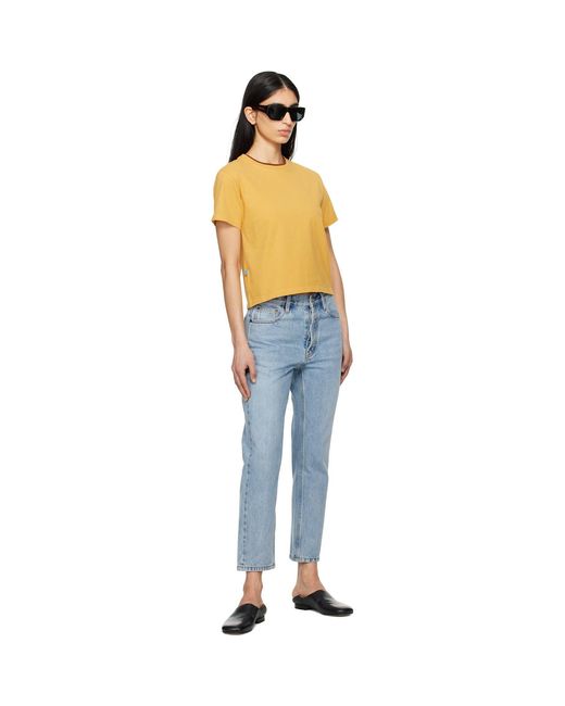 Still Here Yellow Ssense Exclusive 'the Shirt' T-shirt