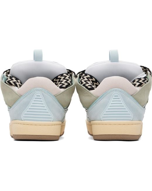 Lanvin White Curb Sneakers