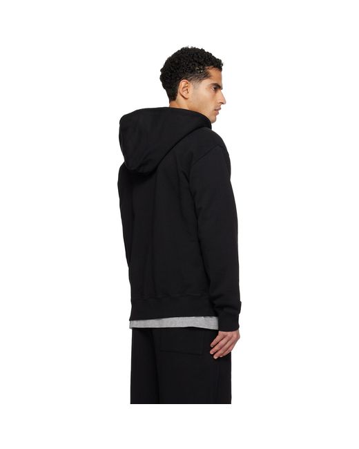 MM6 by Maison Margiela Black Label Patch Hoodie for men