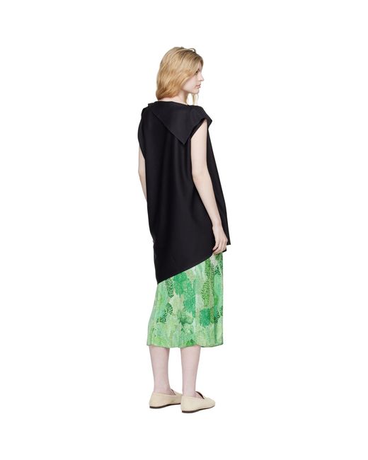 Pleats Please Issey Miyake Green A-Poc Sea Glass Top