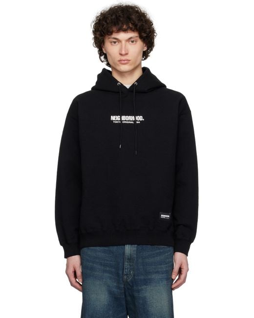 【NEIGHBORHOOD】SOLID SWEAT HOODIE LS Neighborhood Solid Sweat Ls Hoodie in Black for Men | Lyst