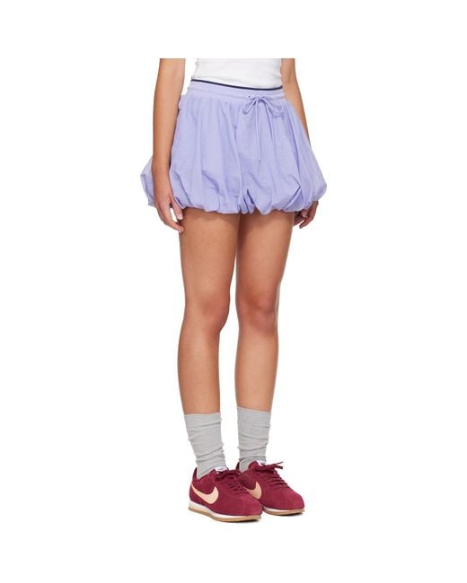 Nike Blue Lightweight Bubble Skort