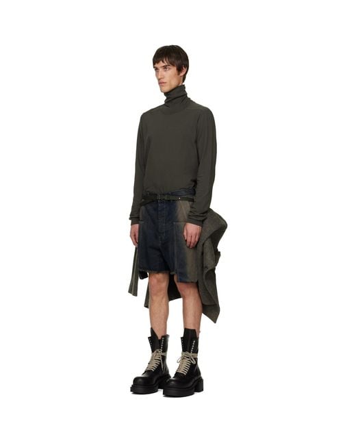 Rick Owens Black Khaki Concordians Runway Concordian Blazer for men