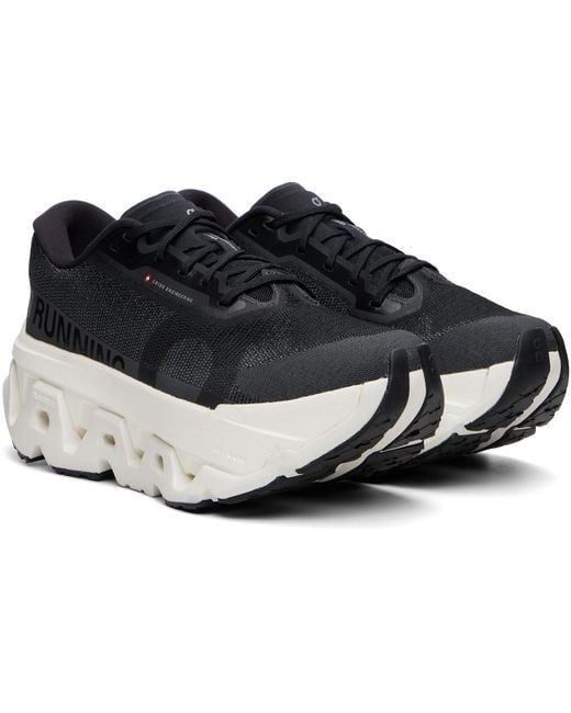 On Shoes Black Cloudmster 3 Hyper Sneakers for men