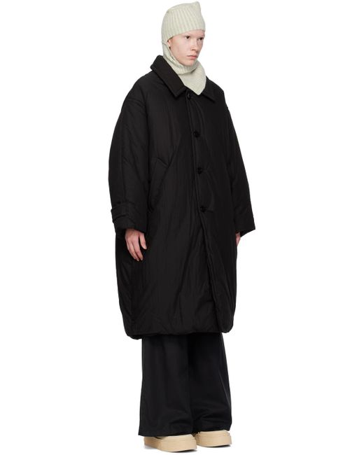 MM6 by Maison Martin Margiela Black Insulated Coat