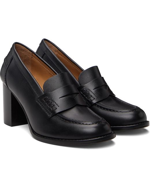 A.P.C. Black Moc Heels