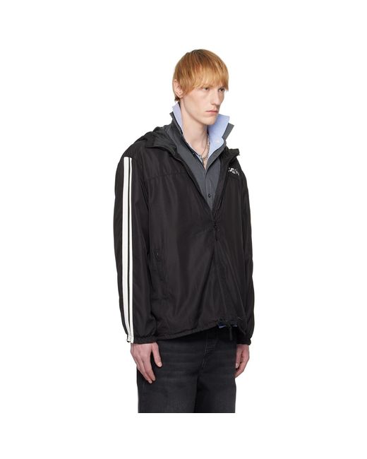 PROTOTYPES Black Backless Tracksuit Jacket for men