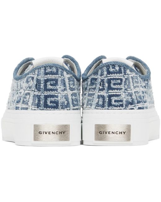 Givenchy Black Blue City Low Sneakers