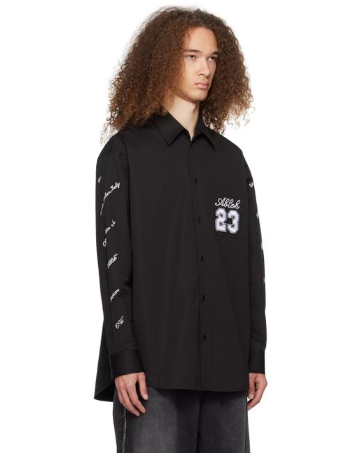 Off- chemise '23' noire Off-White c/o Virgil Abloh pour homme en coloris Black