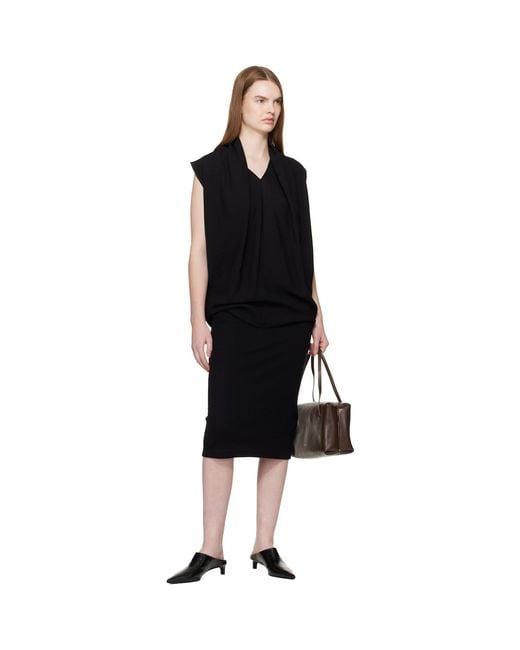 Jil Sander Brown Burgundy Goji Pillow Medium Bag