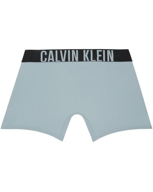 Calvin Klein Blue Three-pack Boxers for men