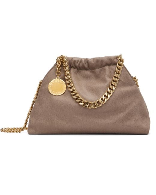 Stella McCartney Black Falabella Mini Drawstring Bag