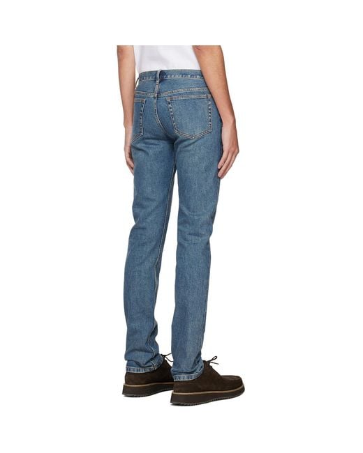 A.P.C. . Blue Petit Standard Jeans for men