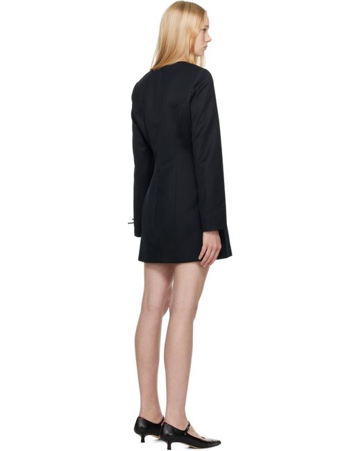 Sandy Liang Black Swan Minidress