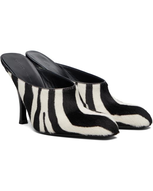 Khaite Black Colt Mule Heels