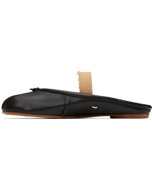 Maison Margiela ブラック Tabi エラスティックバンド ミュール Black