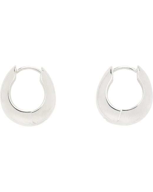 Sophie Buhai Black Hinged Hoop Earrings