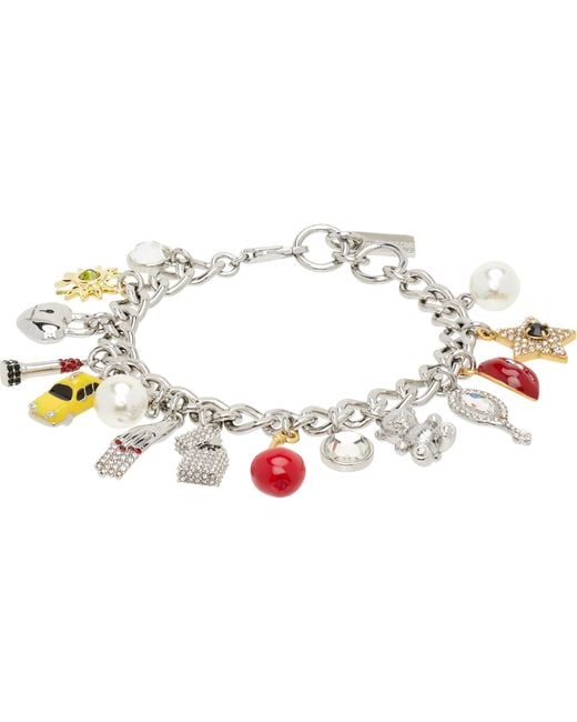 Marc Jacobs Black 'The Trinket Charm' Bracelet