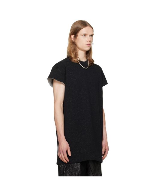 Rick Owens Black Tower Jumbo/T-Shirt for men