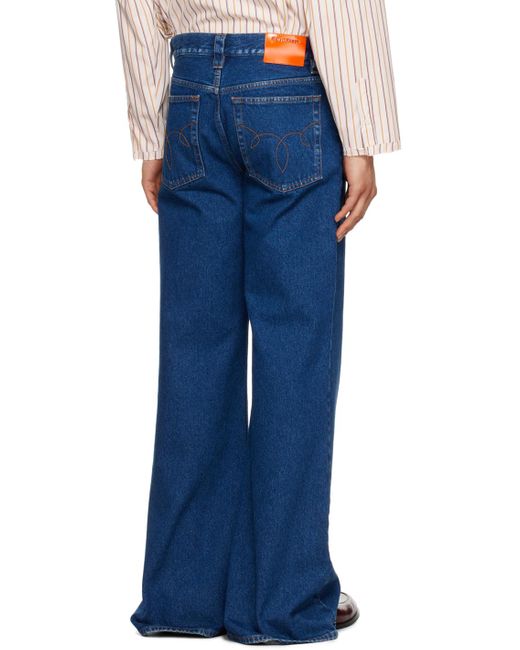 MERYLL ROGGE Blue Patch Jeans for men
