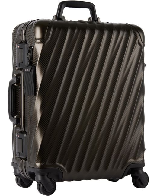 Tumi Black Continental Carry-On Suitcase for men