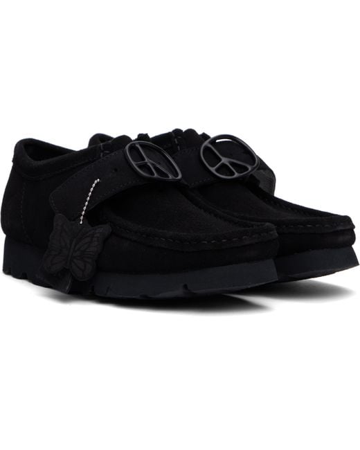 Needles Black Clarks Originals Edition Walla Strap Lo Loafers for men