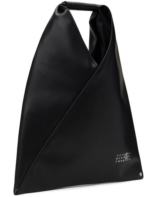 Petit cabas triangulaire noir MM6 by Maison Martin Margiela pour homme en coloris Black