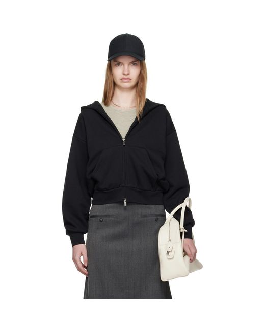 Fear Of God Black Classic Fit Zip-Up Hoodie