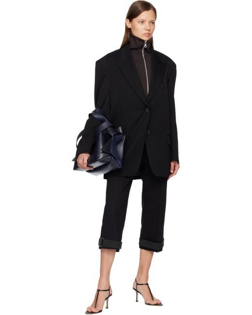 Acne Black Musubi Midi Tote