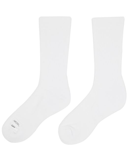 Visvim White Two-Pack Achilles Hi Socks for men