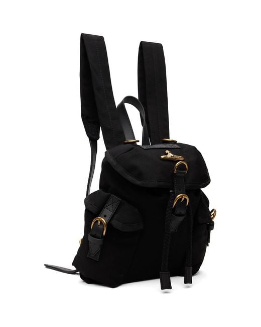 Vivienne Westwood Black Highland Small Backpack