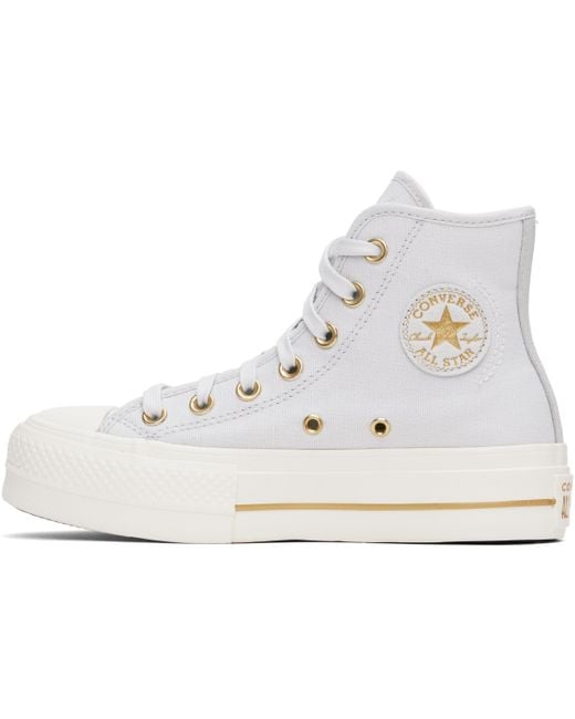 Converse Black Chuck Taylor All Star Lift Platform Tailored Lines High Top Sneakers