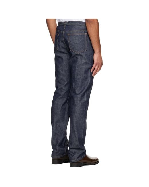 A.P.C. Blue Standard Jeans for men
