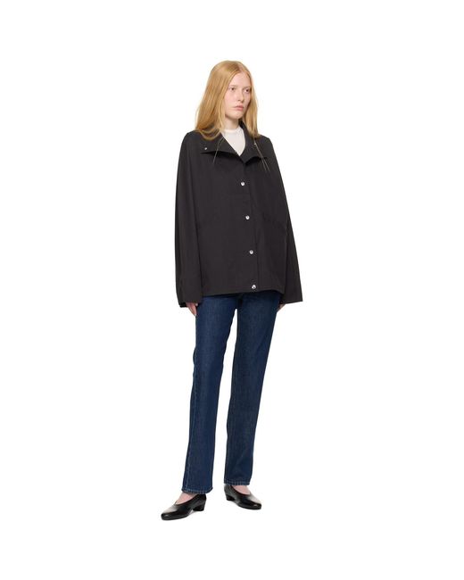 Totême Black Summer Parachute Jacket