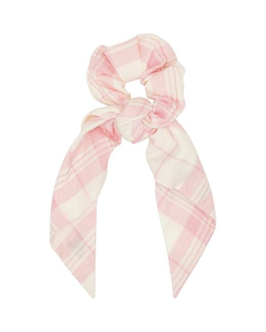 Vivienne Westwood Pink Embroidered Large Scrunchie