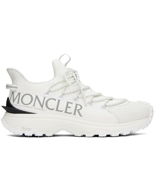 メンズ Moncler ホワイト Trailgrip Lite2 スニーカー Black