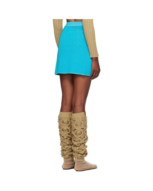 Isa Boulder Blue Jennie Miniskirt