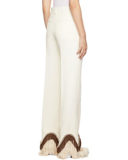 Tanner Fletcher White Off- Ruth Trousers