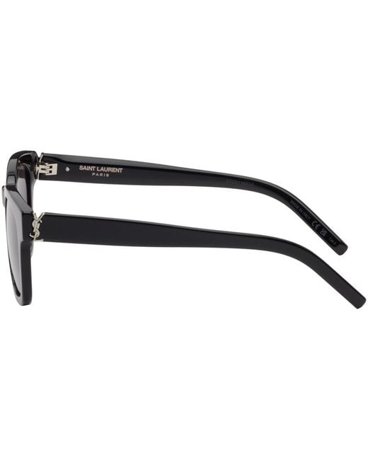 Saint Laurent Black Sl M124 Sunglasses for men