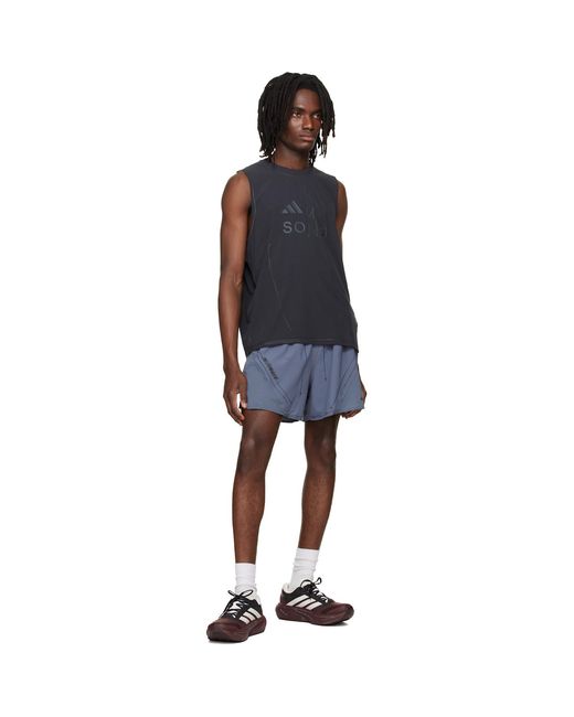 Song For The Mute Black Adidas Originals Edition Adirun01 Running Tank Top for men