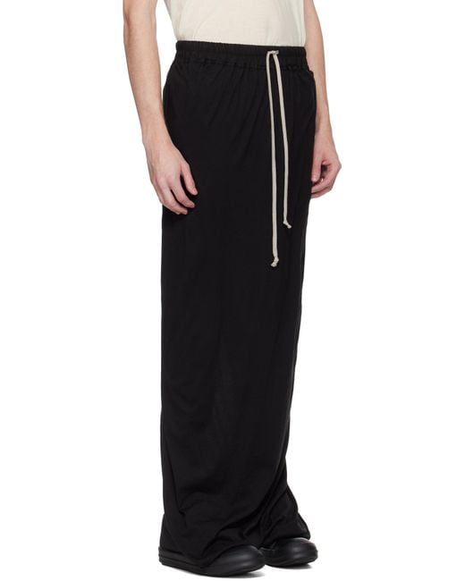 Rick Owens Black Hollywood Pull On Pillar Skirt for men