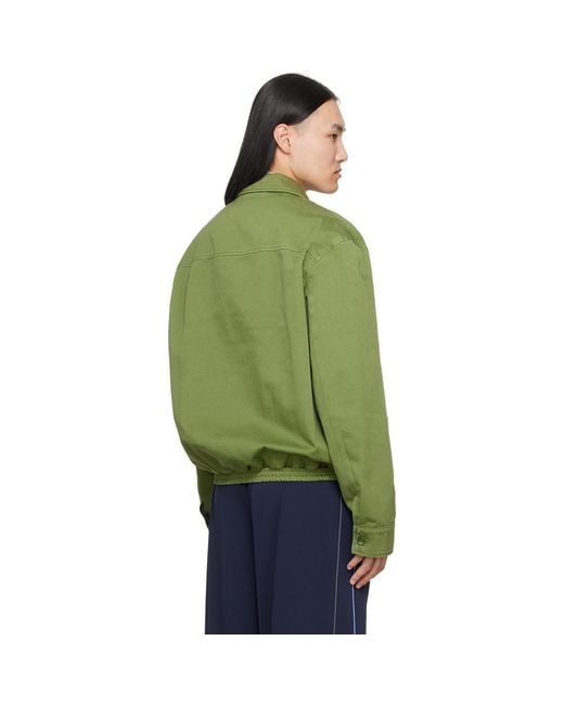 Marni Green Zip Jacket for men