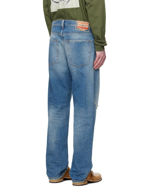 メンズ DIESEL ブルー Regular 2010 D-Macs 09L43 ジーンズ Blue