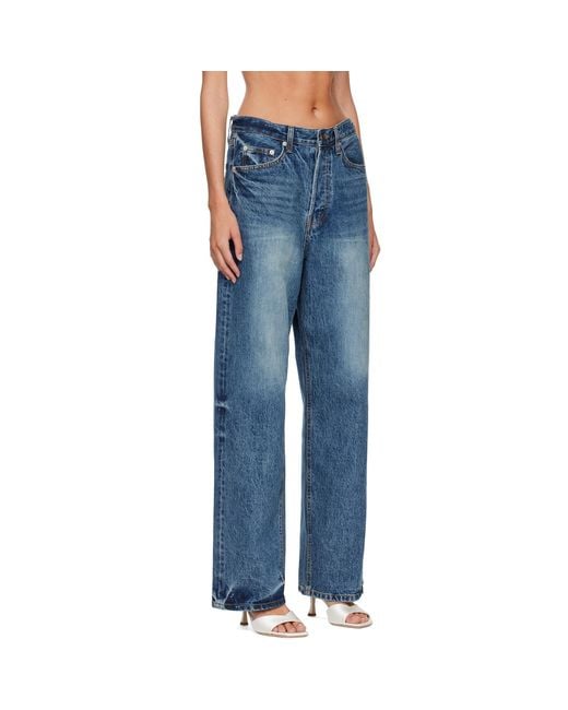 R2W Blue Edric Straight Jeans